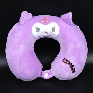 Подушка на шию з ефектом пам'яті Аніме фіолетова 30 см - Купити
