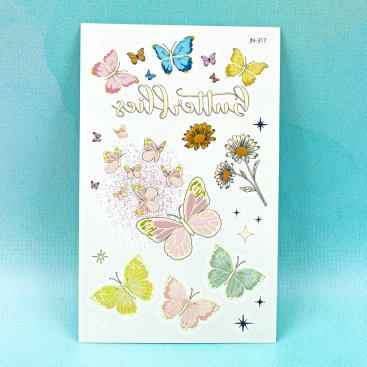 Дитячі перекладні татуювання Метелики JN-317 - Купити