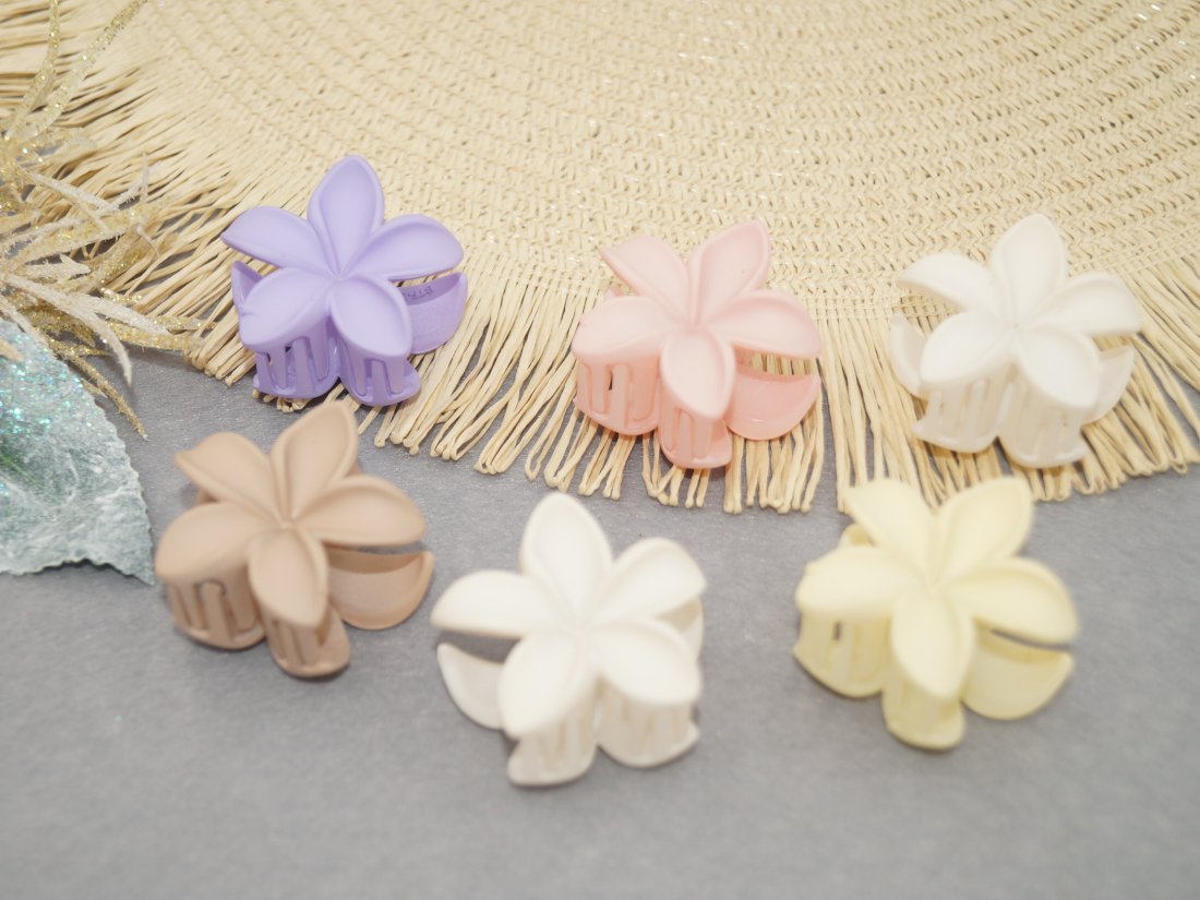 Краби для волосся. Матові 3.5 см.