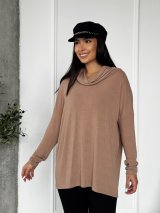 Туніка вільного силуету INNOE 230222-4 Бежевий