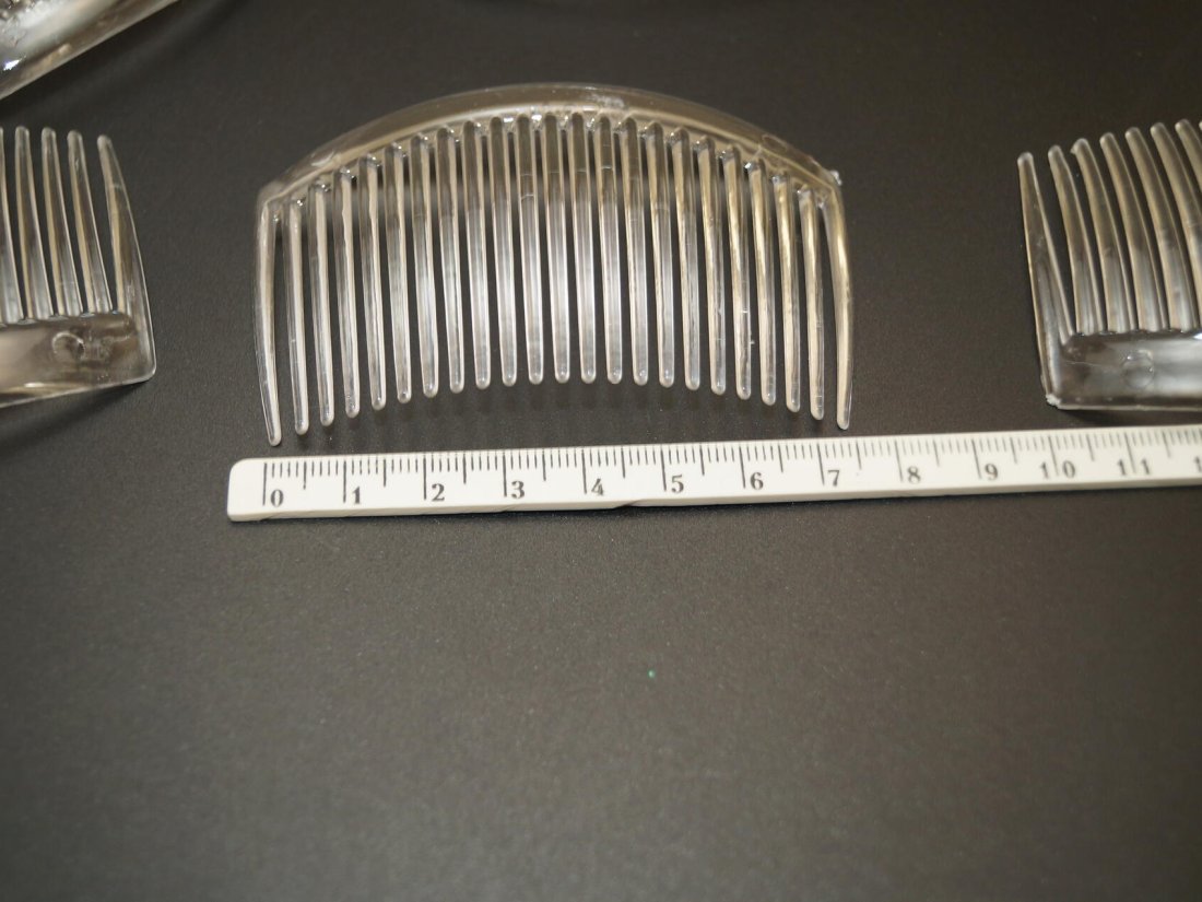 Гребінець для волосся. Прозорий. - Кристалік