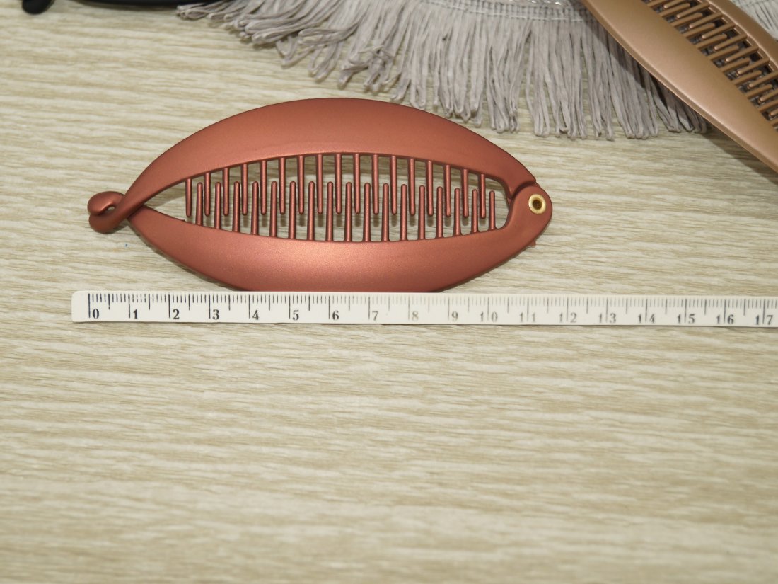 Заколка Банан. 12 см. Матова. - Кристалік