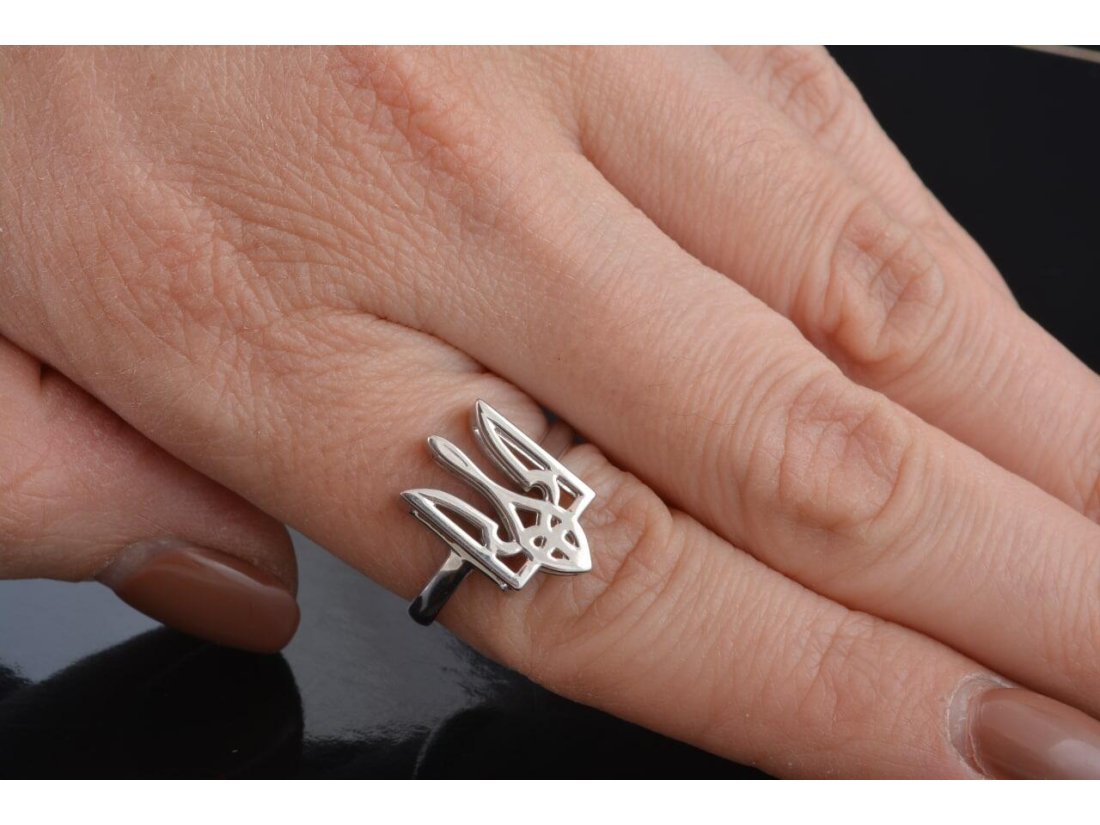 Каблучка "Герб України" - Фото4 Каблучка "Герб України"