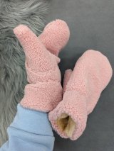 Теплі рукавиці в стилі тедді — легкість і максимальний затишок INNOE 85005-3 Рожевий - Купити