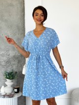 Сукня з жатки INNOE 270585-1 Блакитний