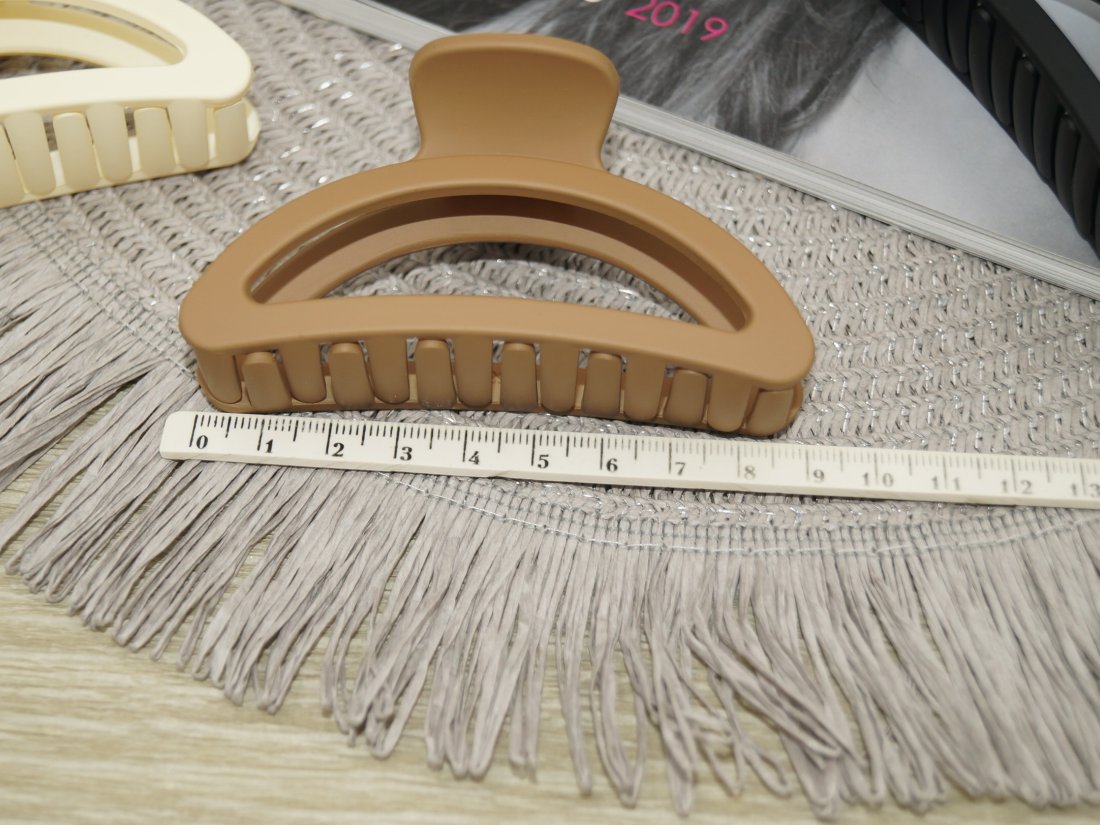 Краби для волосся 9 см. Матові. - Кристалік