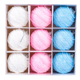 Ялинкові кульки новорічний настрій 7 см, 9 шт., набір