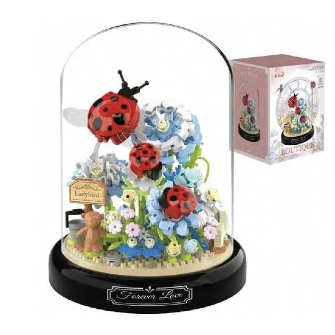 Конструктор в колбе с подсветкой Божьи коровки оптом, фото 5567