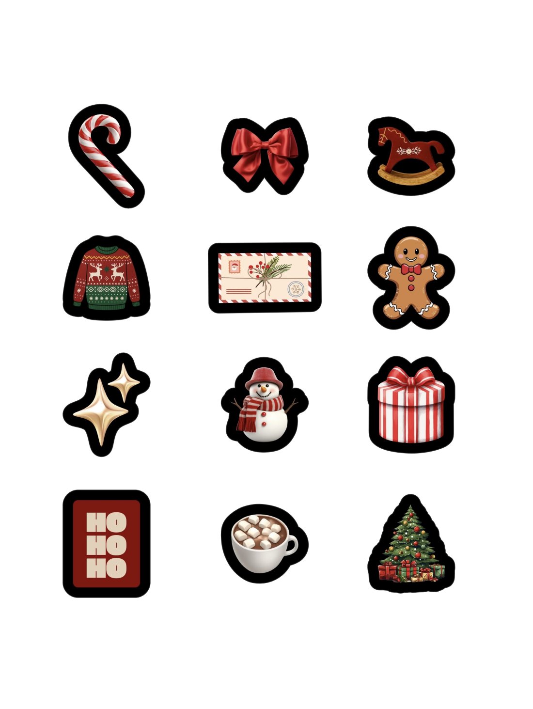 Набір патчів до зимових свят на анатомічні капці з липучкою Family story