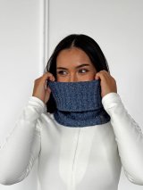 Теплий жіночий снуд-бафф INNOE 950642-1 Блакитний - Innoe