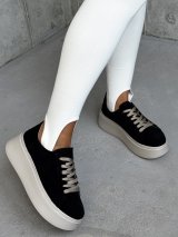 Кросівки casual чорний замш INNOE 777526-2 Чорний