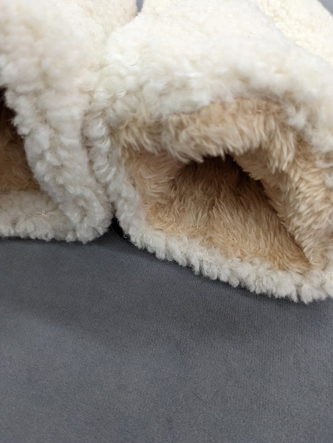 Пухнасті рукавиці тедді з ефектом обіймів INNOE 85005-3 Молочний - Купити