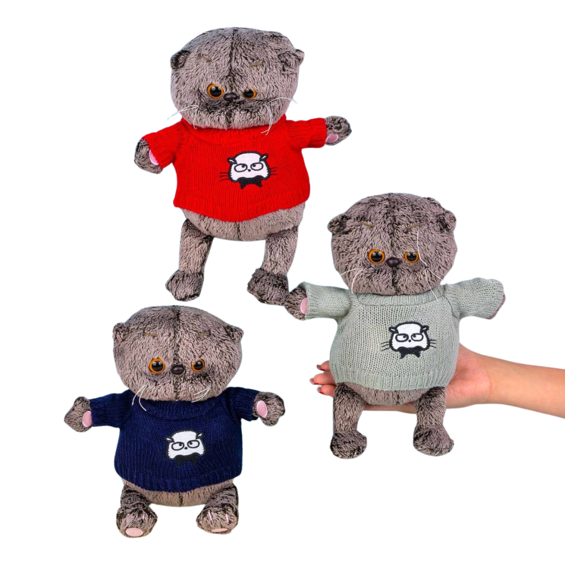 М'яка іграшка кіт Басик 25 см