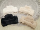 Краби для волосся 11 см. Штучне хутро.