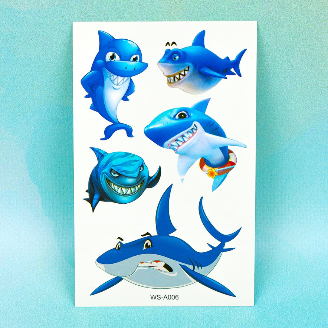 Дитячі татуювання Акули WS-A006