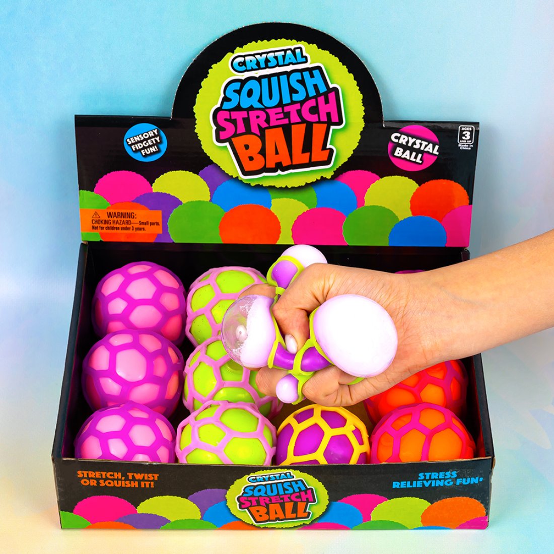 Антистрес із наповнювачем М'ячики 6,5 см - Pobut