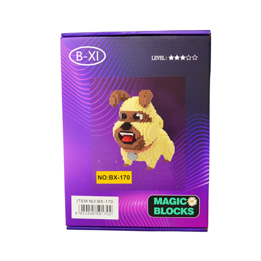 Конструктор Magic Blocks &quot;Таємне життя домашніх тварин&quot; Мопс Мел 30 см - Pobut