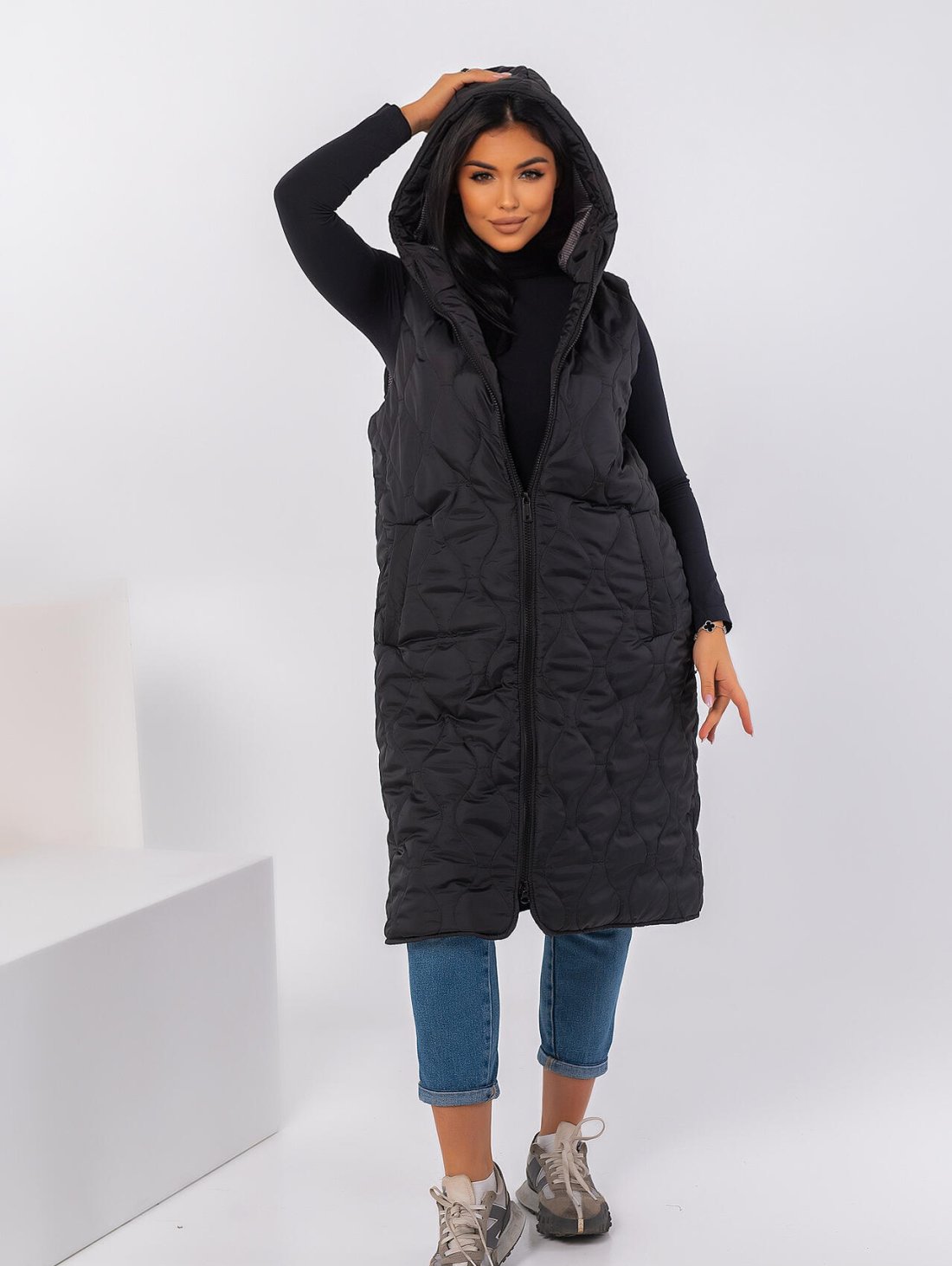 Подовжений теплий жилет 2303192-1