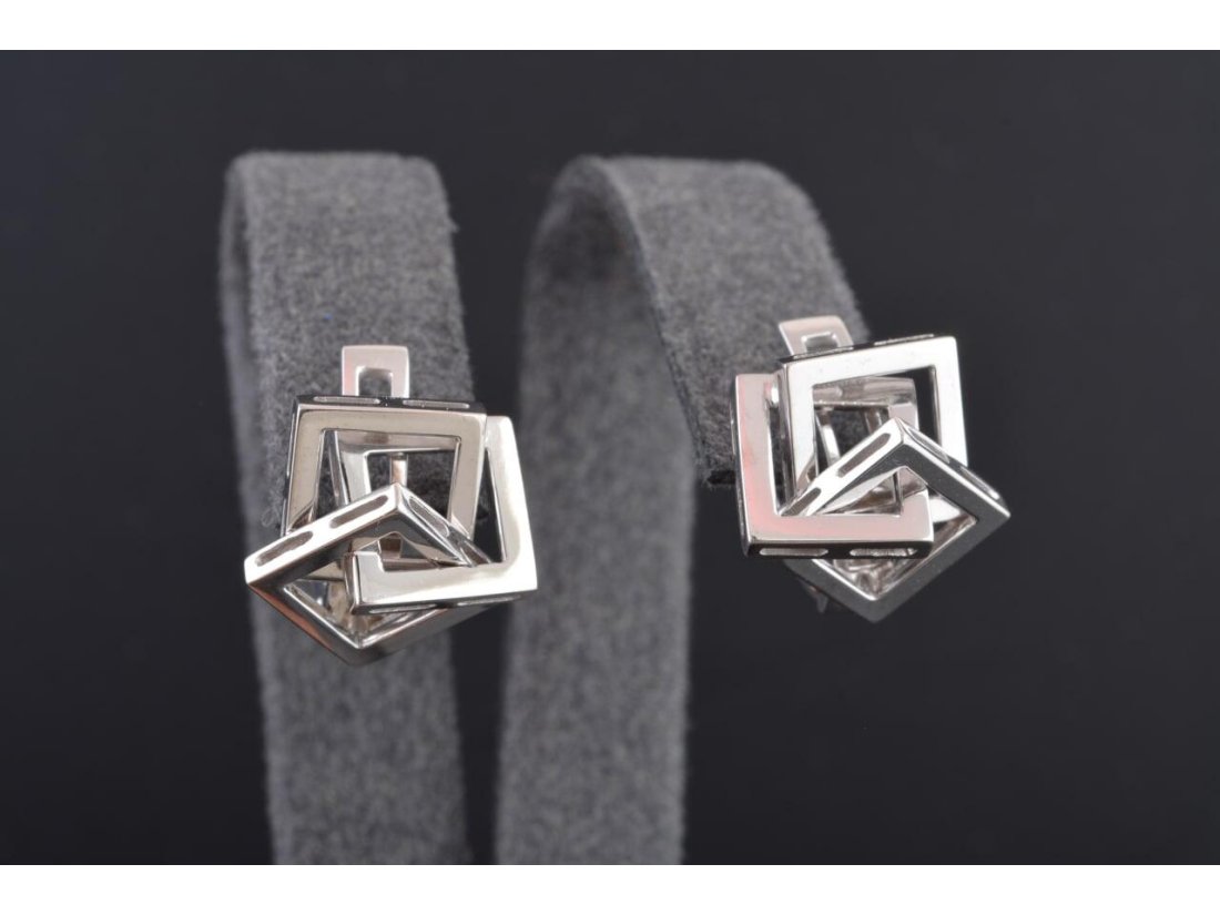 Сережки жіночі "Геометрія" - Фото3 Сережки жіночі "Геометрія" - Купити