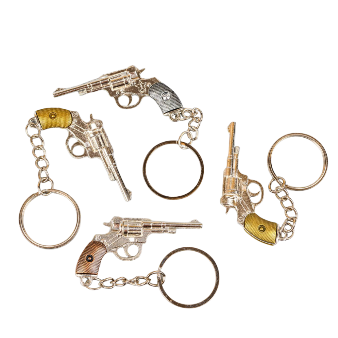 Брелок пістолет Револьвер металевий 11,5 см