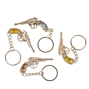 Брелок пістолет Револьвер металевий 11,5 см - Купити