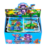 Фігурки з картками Піксель у пакеті 24 шт