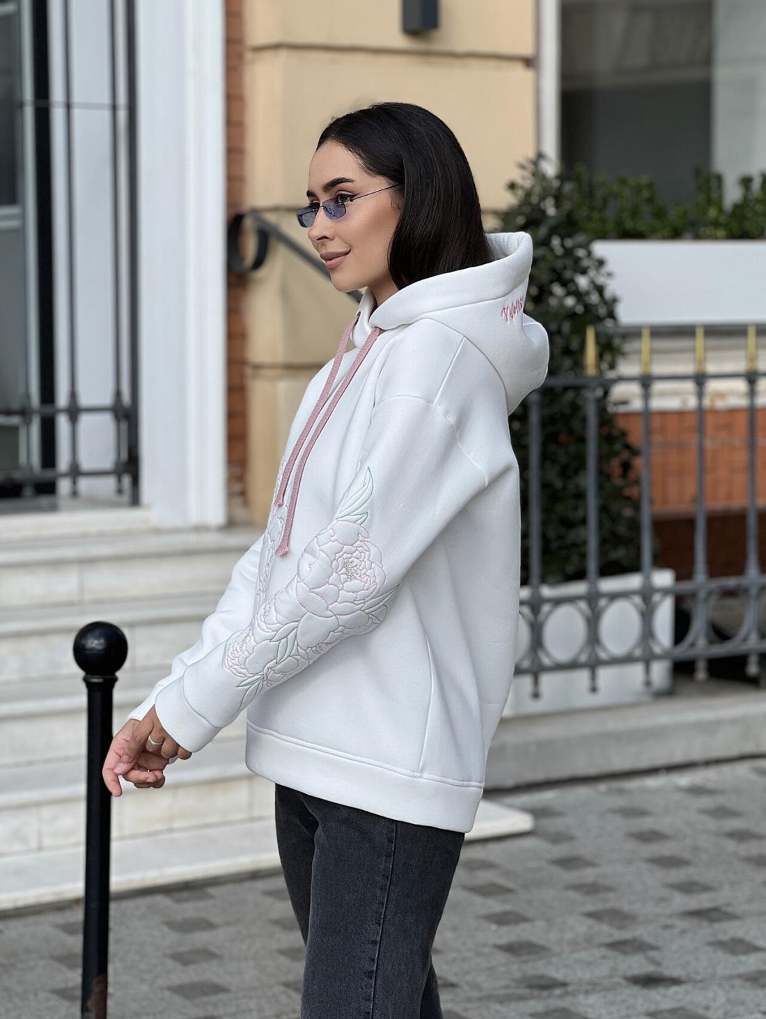 Жіночий худи у стилі oversize 230227-3