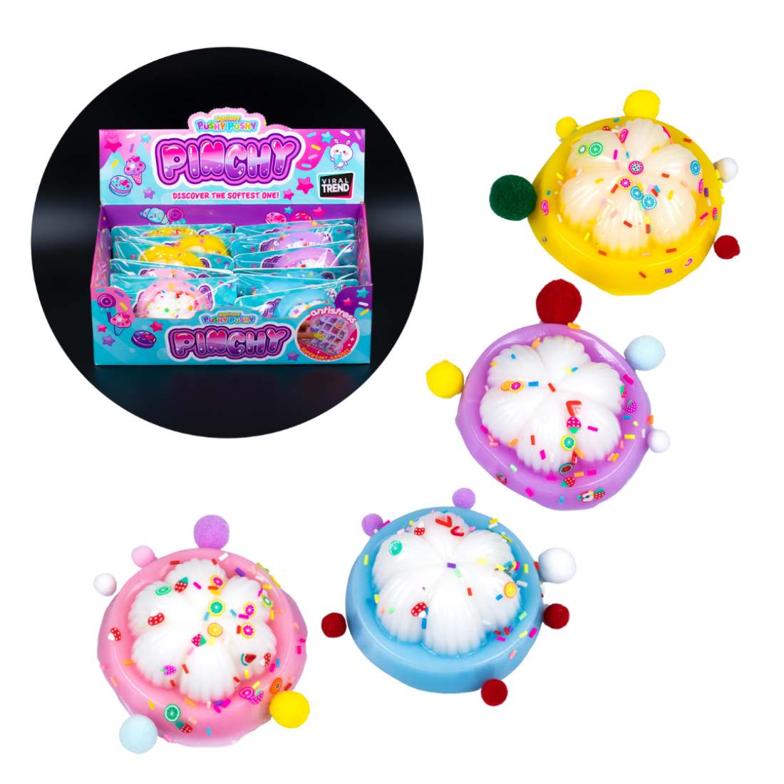 Антистрес Тістечко з присипкою 7 см