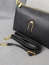 Практична та стильна жіноча сумка з якісної екошкіри INNOE 350015-1 Чорний