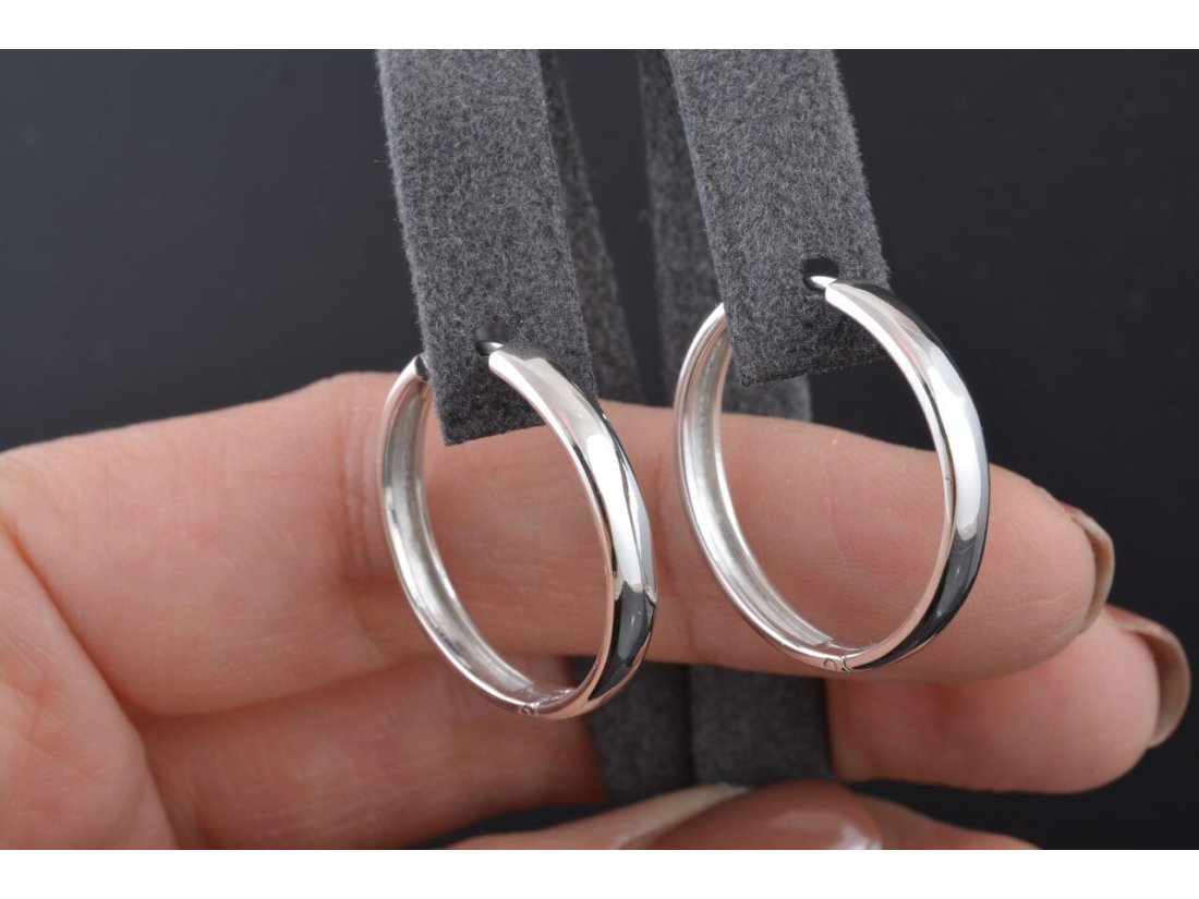 Сережки кільця - Фото3 Сережки кільця - Купити