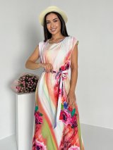 Жіноча довга літня вільна сукня INNOE 270552-1 Білий