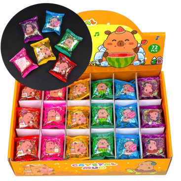 Слайм у пакетах Капібара 6 см - Купити