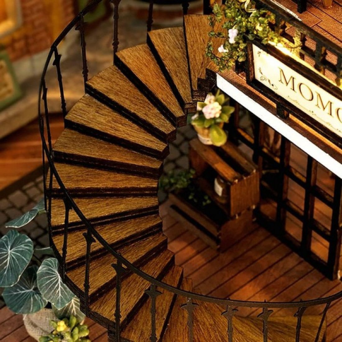 3D Румбокс «Чайний магазинчик»‎ DIY DollHouse + пилозахисний купол