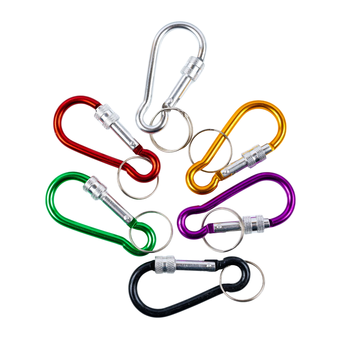 Брелок-карабін металевий квант 8,5 см