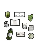 Набір змінних патчів-стікерів на липучці Wellness vibe (Здоровий вайб) від Family story