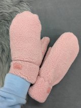 Теплі рукавиці в стилі тедді — легкість і максимальний затишок INNOE 85005-3 Рожевий