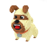 Конструктор Magic Blocks &quot;Таємне життя домашніх тварин&quot; Мопс Мел 30 см