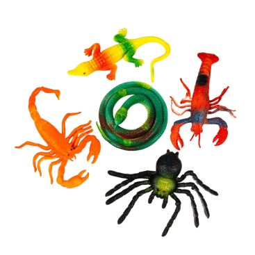 Набір гумових тварин Сафарі 5 штук - Купити