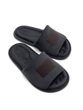 Домашні анатомічні barefoot капці з липучкою сірого кольору з відкритим носком Family Story - Купити