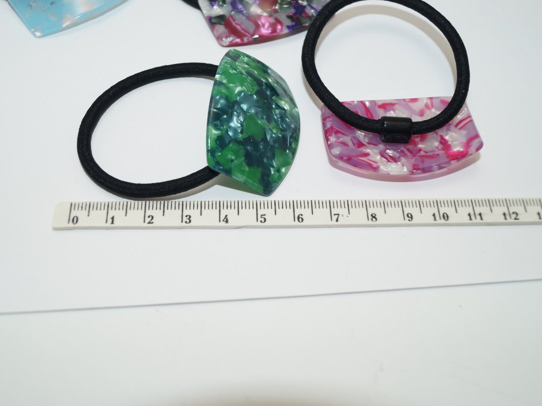 Резинки для волосся. Французький пластик.