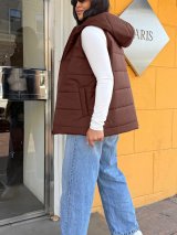 Стильний демісезонний жилет INNOE 300060-1 Шоколадний - Купити