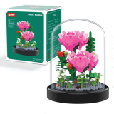 Конструктор Blocks Building Квітка в колбі Рожеві троянди