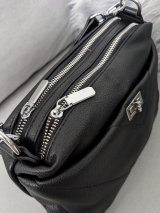 Практична та елеганта чорна жіноча сумка зі штучної шкіри INNOE 350010-3 Чорний - Innoe