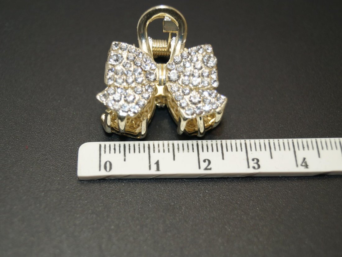 Металеві краби для волосся. 2.5 см. - Кристалік