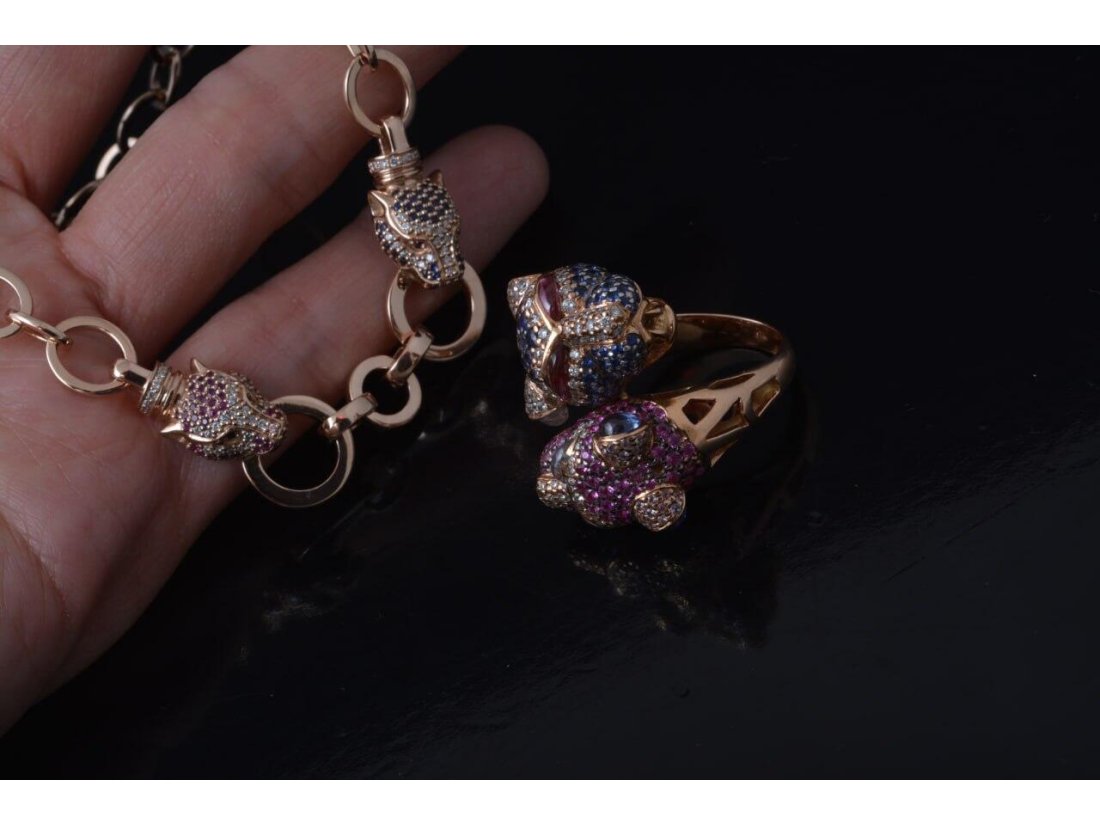 Кольє у стилі Cartier - Фото2 Кольє у стилі Cartier - Багира