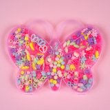 Набір намистин для плетіння браслетів Метелик 18 см - Pobut