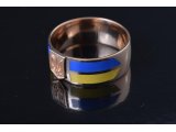 Каблучка &quot;Україна&quot; з емаллю - Купити