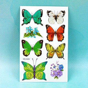Дитячі татуювання Метелики WS-A254 - Купити