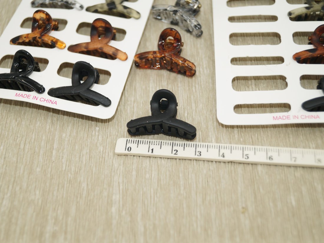 Набір крабів для волосся. 3 см. - Кристалік