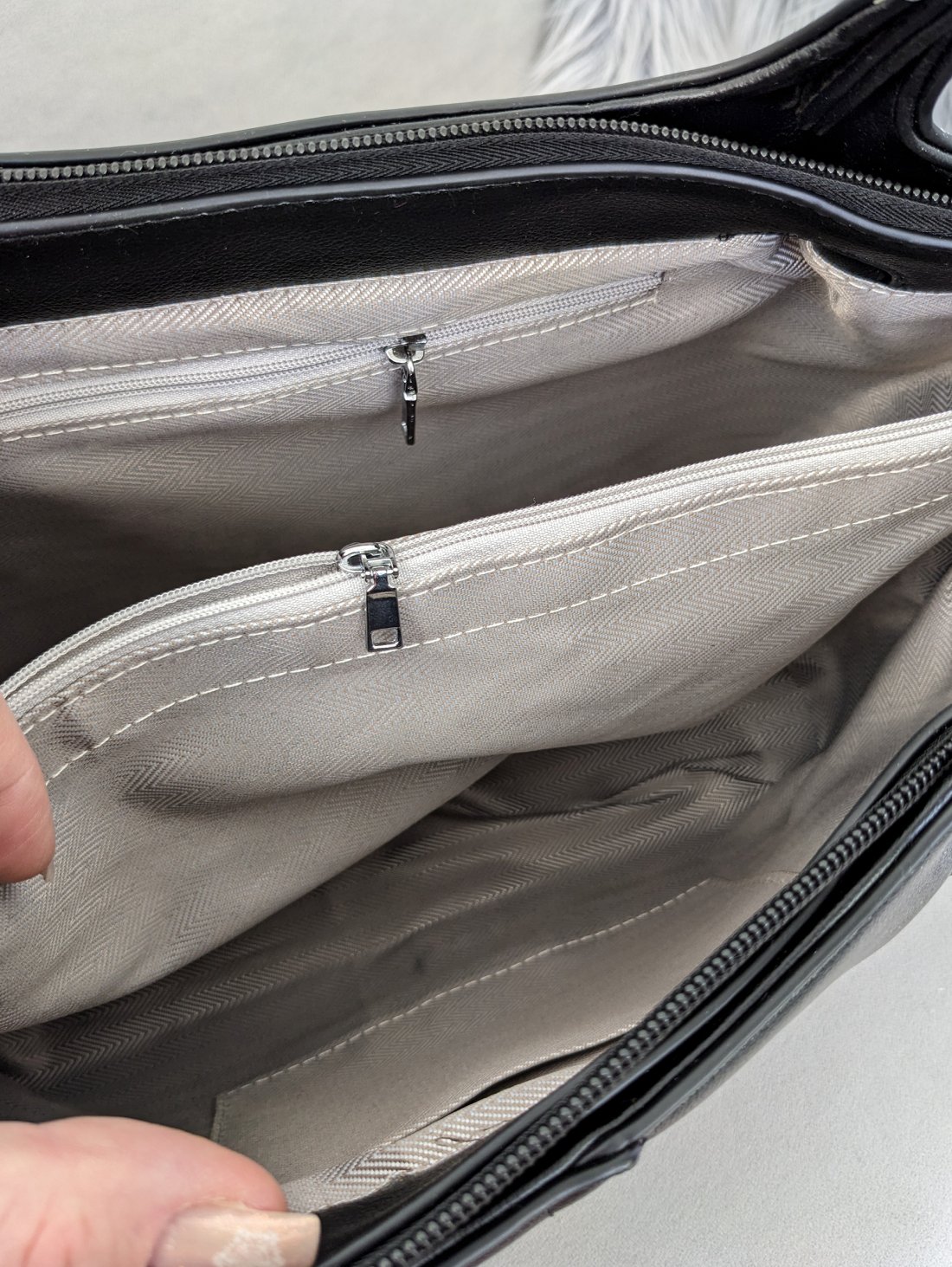 Жіноча сумка City Set з декоративним ланцюжком та вкладною моделлю INNOE 350012-1 Чорний - Innoe